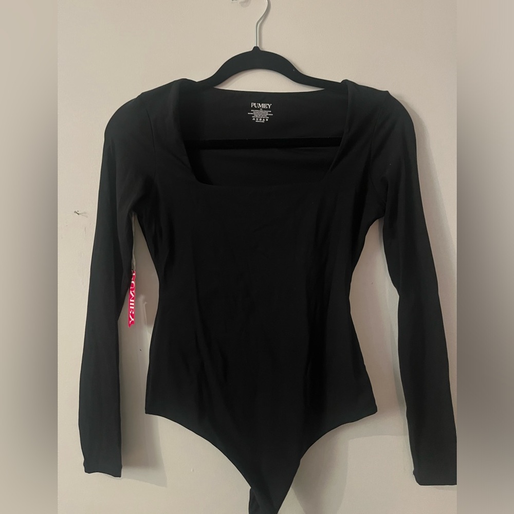 Pumiey Womens Square Neck Bodysuit NWT never worn